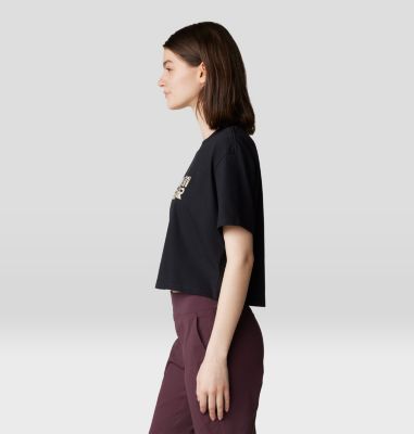 Women's Logo Plus Boxy crop, Color: Black, image 11