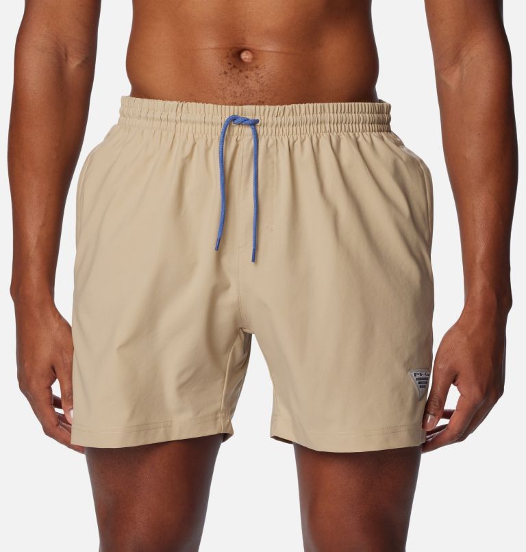 Men's PFG Rambler Water Shorts, Color: Ancient Fossil, image 4