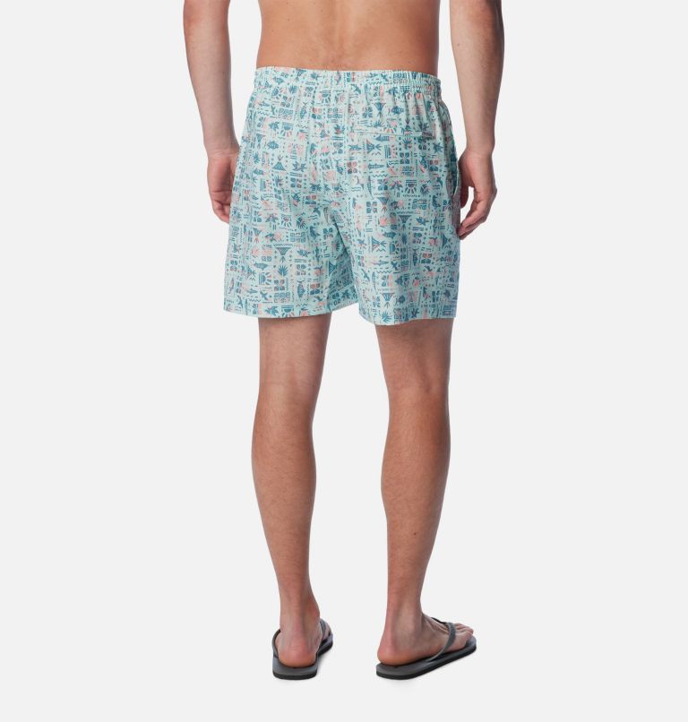 Men's PFG Rambler Water Shorts, Color: Icy Morn Fishtiki, image 2