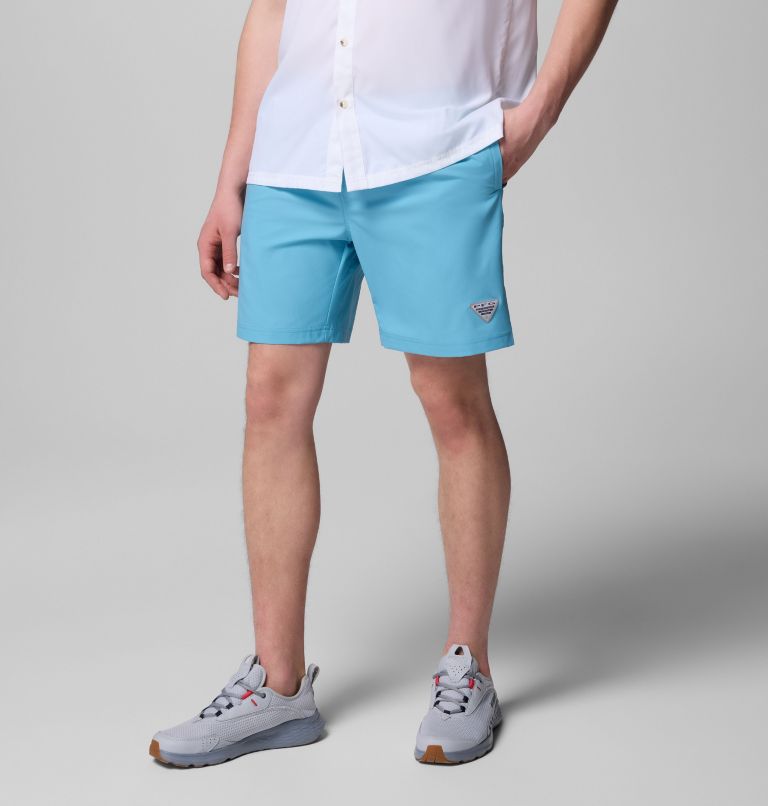 Men's PFG Rambler Water Shorts, Color: Vintage Blue, image 4