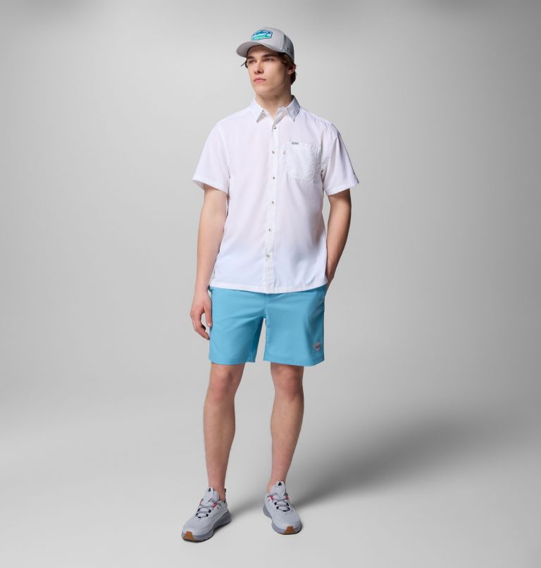 Men's PFG Rambler Water Shorts, Color: Vintage Blue, image 7