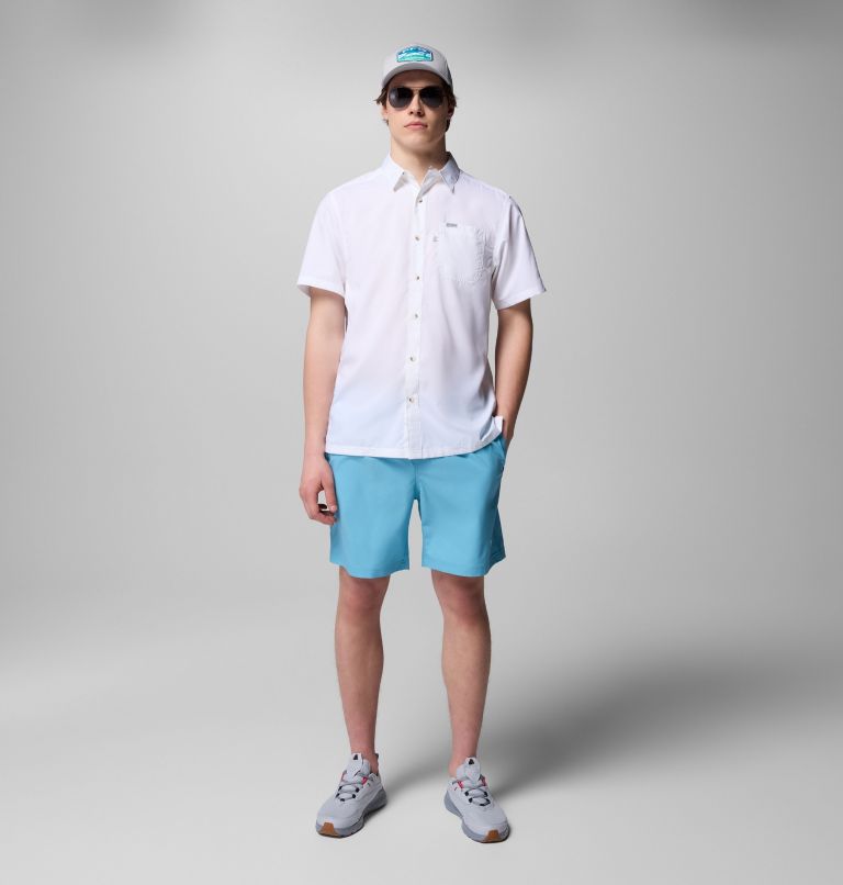 Men's PFG Rambler Water Shorts, Color: Vintage Blue, image 8
