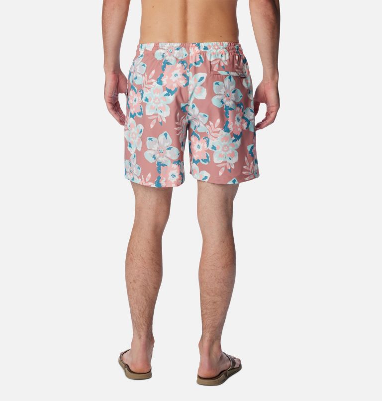Men's PFG Rambler Water Shorts, Color: Sandalwood Pink Botanicraze, image 2