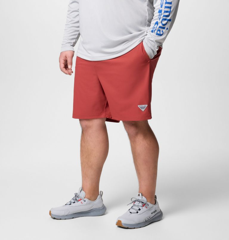Men's PFG Rambler Water Shorts - Big, Color: Dusty Crimson, image 4