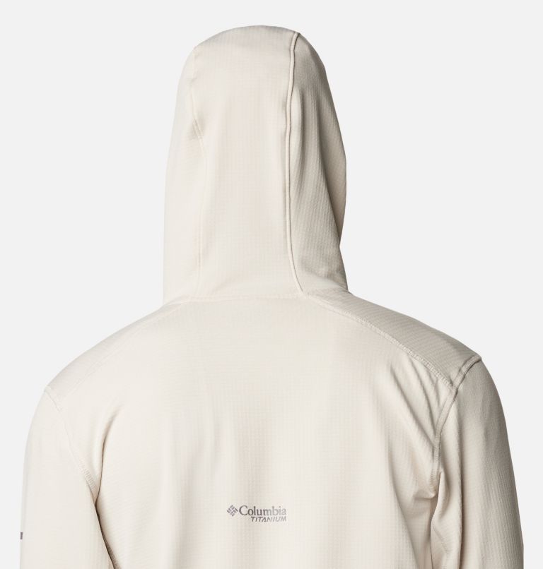 Triple Canyon Grid Fleece Hooded FZ, Color: Dark Stone, Flint Grey, image 6