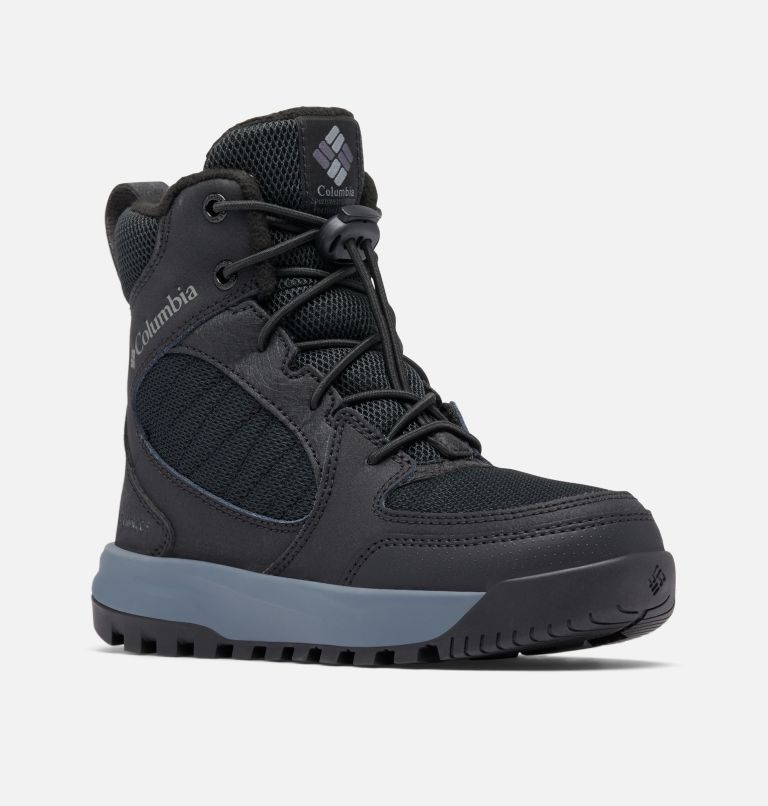 Kids' Portlander Omni-Heat Boots, Color: Black, Ti Grey Steel, image 3