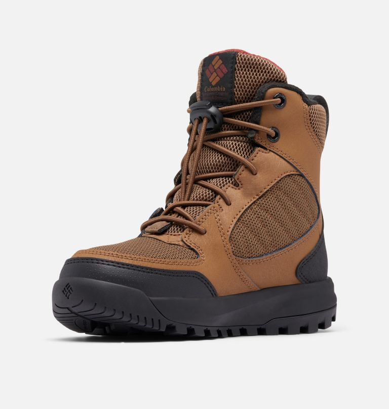 Youth Portlander Omni-Heat Waterproof Winter Boot, Color: Light Brown, Spice, image 7