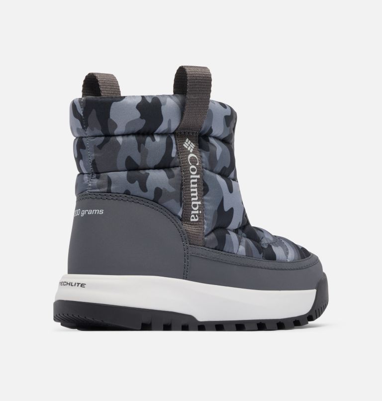 Kids' Snowtrot Mid Boot, Color: Shark, Black Urban Camo, image 9