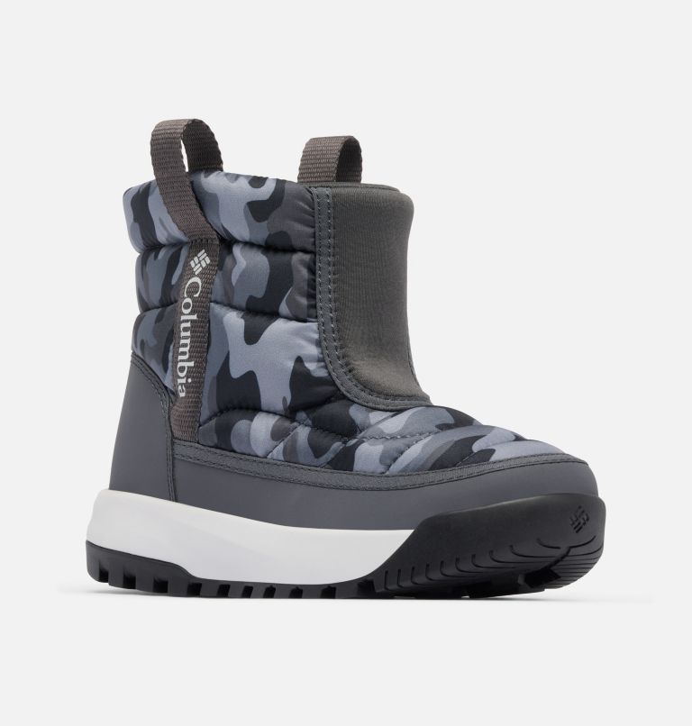 Kids' Snowtrot Mid Boot, Color: Shark, Black Urban Camo, image 3
