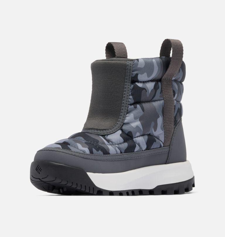 Kids' Snowtrot Mid Boot, Color: Shark, Black Urban Camo, image 7