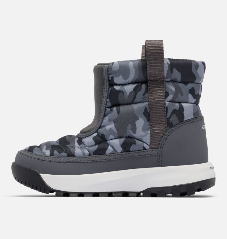 Kids' Snowtrot Mid Boot, Color: Shark, Black Urban Camo, image 6