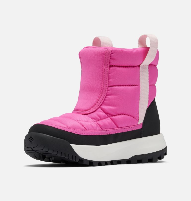 Kids' Snowtrot Mid Boot, Color: Pink Ice, Satin Pink, image 7