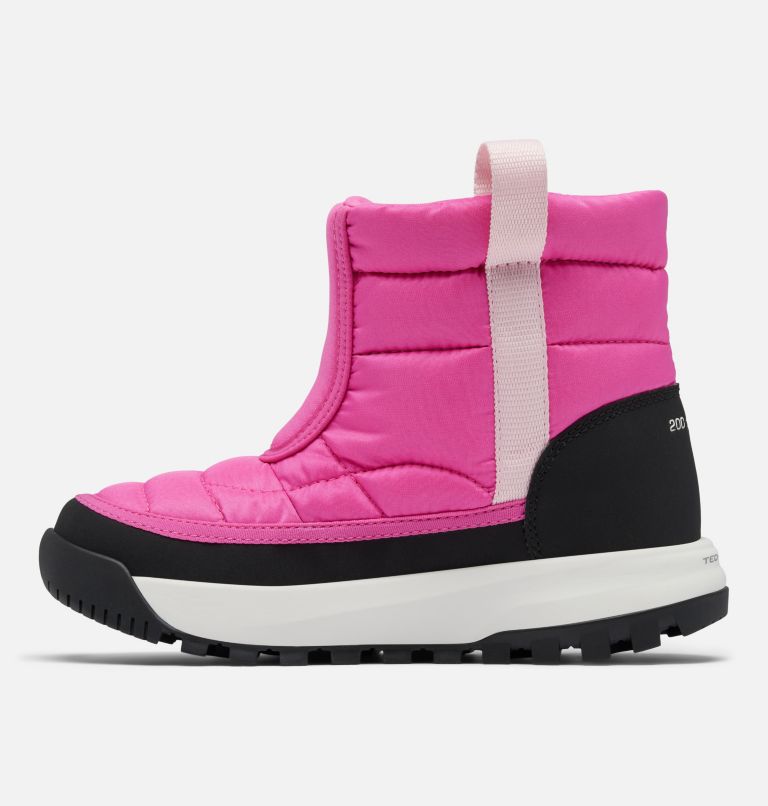 Kids' Snowtrot Mid Boot, Color: Pink Ice, Satin Pink, image 6