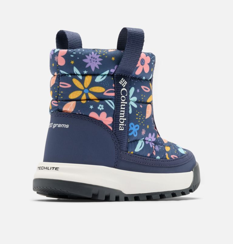 Little Kids Youth Snowtrot Mid, Color: Nocturnal, Wildflower Whimsy, image 9