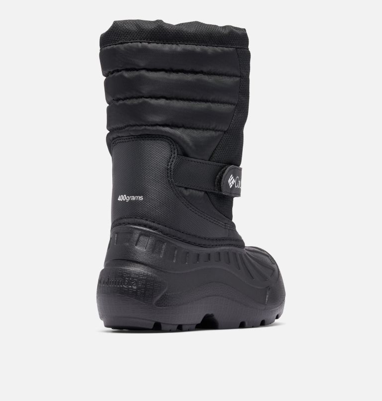 Big Kids' Powderbug Snowlite Boot, Color: Black, White, image 9