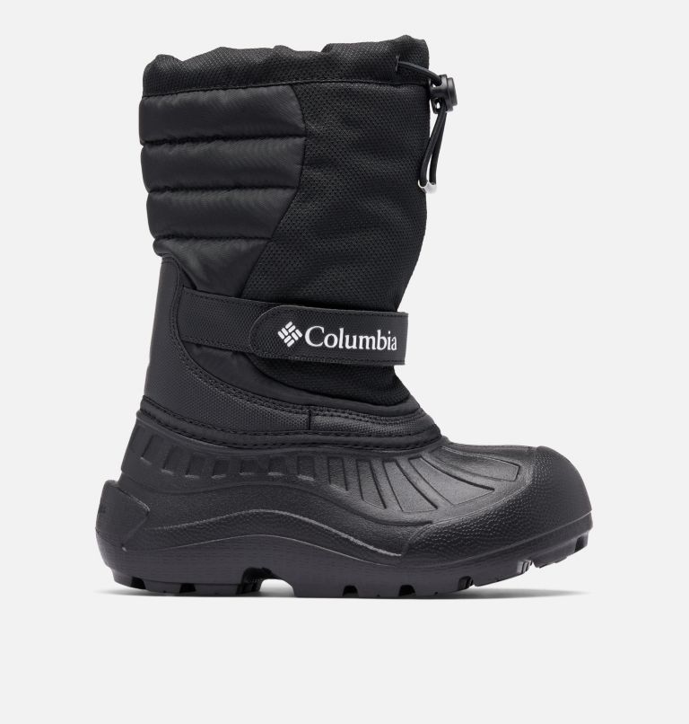Big Kids' Powderbug Snowlite Boot, Color: Black, White, image 1