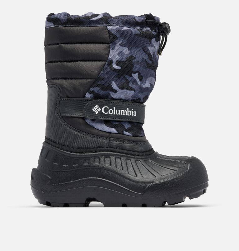 Big Kids' Powderbug Snowlite Boot, Color: Shark, Black Urban Camo, image 1