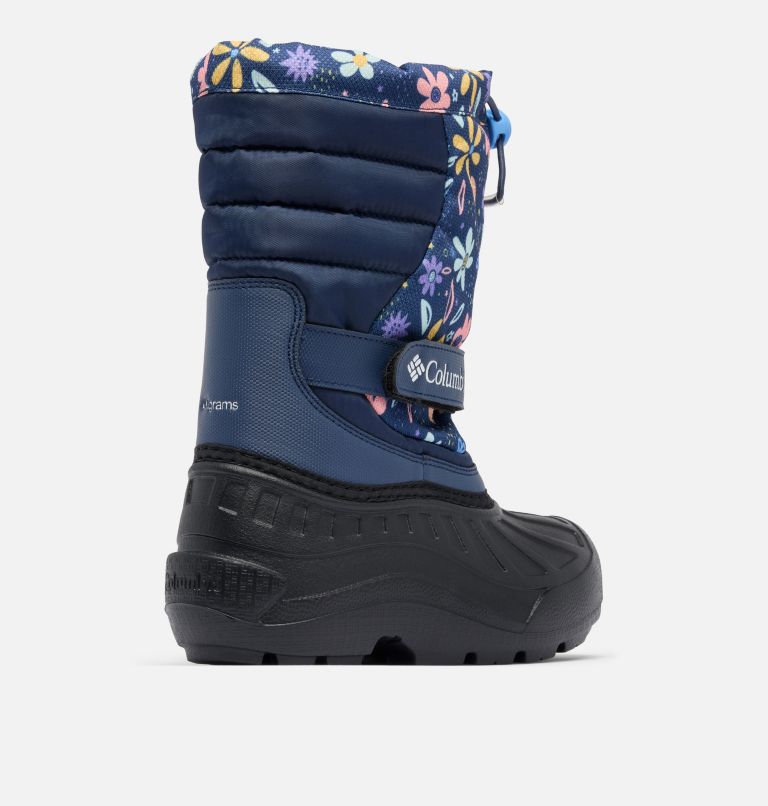 Big Kids' Powderbug Snowlite Boot, Color: Nocturnal, Wildflower Whimsy, image 9