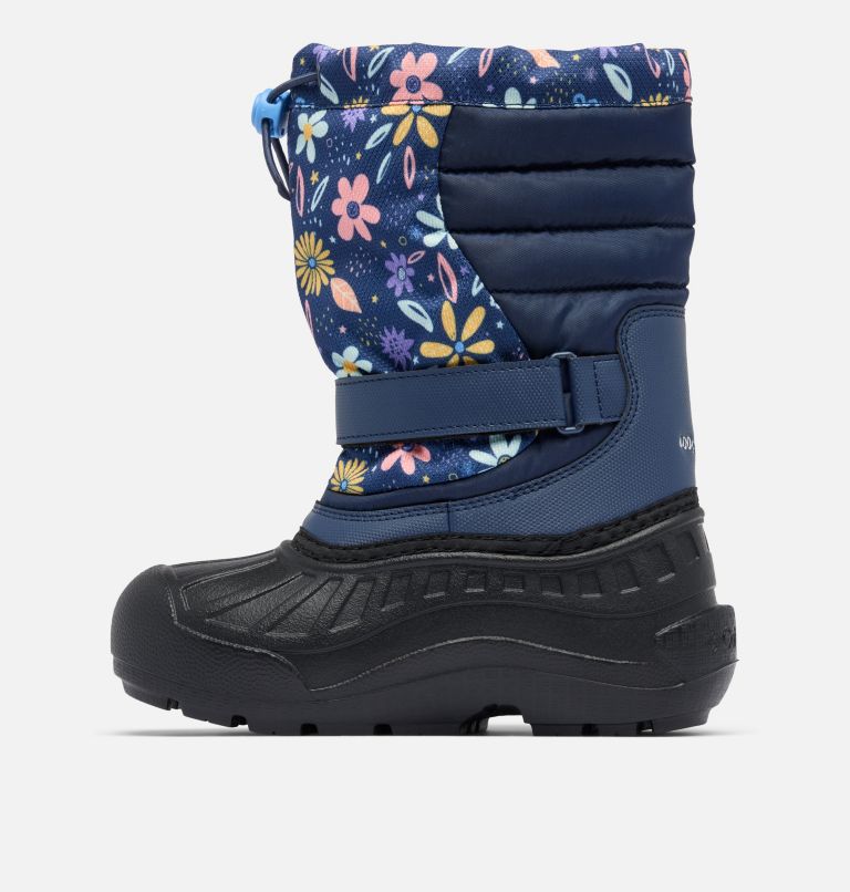 Big Kids' Powderbug Snowlite Boot, Color: Nocturnal, Wildflower Whimsy, image 6