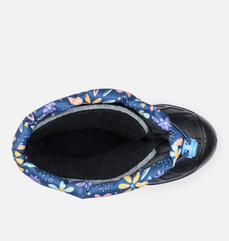 Big Kids' Powderbug Snowlite Boot, Color: Nocturnal, Wildflower Whimsy, image 4