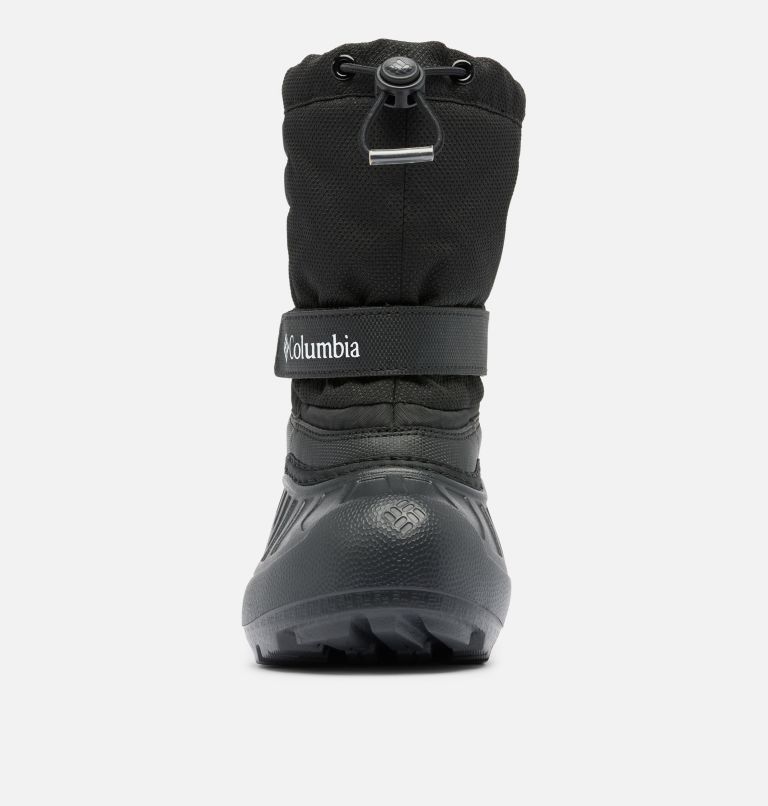 Little Kids' Powderbug Snowlite Boot, Color: Black, White, image 8