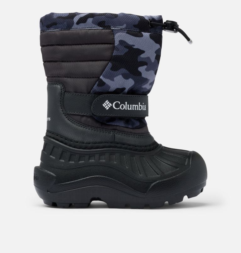 Little Kids' Powderbug Snowlite Boot, Color: Shark, Black Urban Camo, image 1