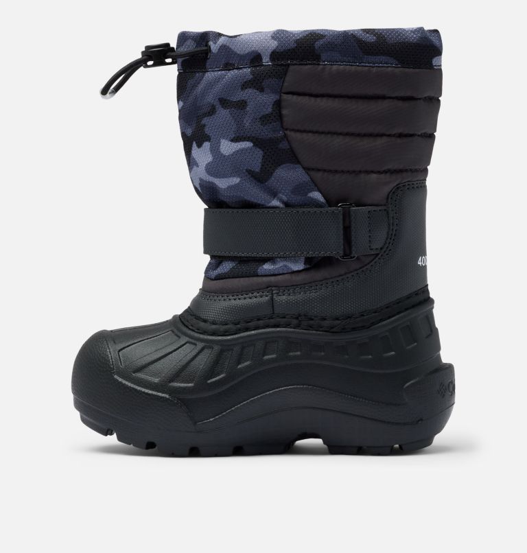 Little Kids' Powderbug Snowlite Boot, Color: Shark, Black Urban Camo, image 6