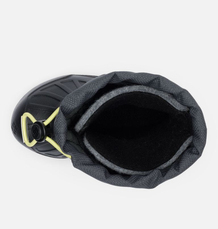 Kids' Powderbug Snowlite Snow Boot, Color: Dark Grey, Black, image 4
