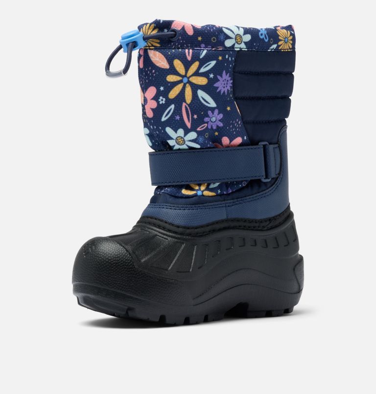 Little Kids' Powderbug Snowlite Boot, Color: Nocturnal, Wildflower Whimsy, image 7