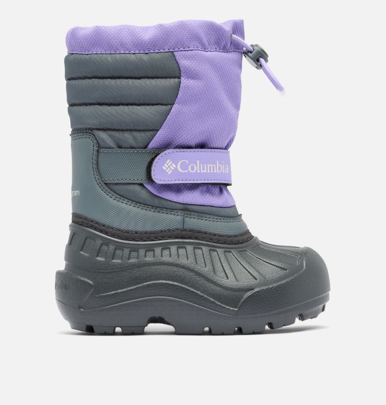 Little Kids' Powderbug Snowlite Boot, Color: Paisley Purple, Graphite, image 1