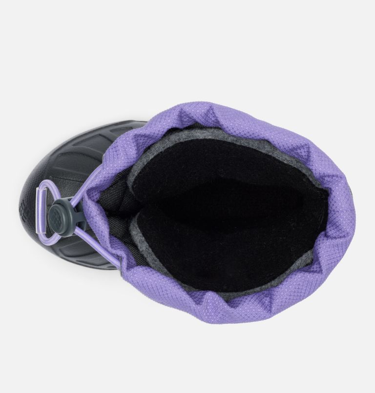 Little Kids' Powderbug Snowlite Boot, Color: Paisley Purple, Graphite, image 4