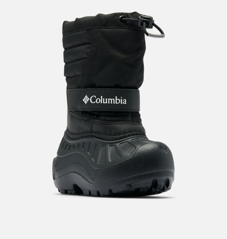 Toddler Powderbug Snowlite Boot, Color: Black, White, image 3