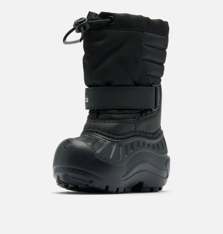 Toddler Powderbug Snowlite Boot, Color: Black, White, image 7