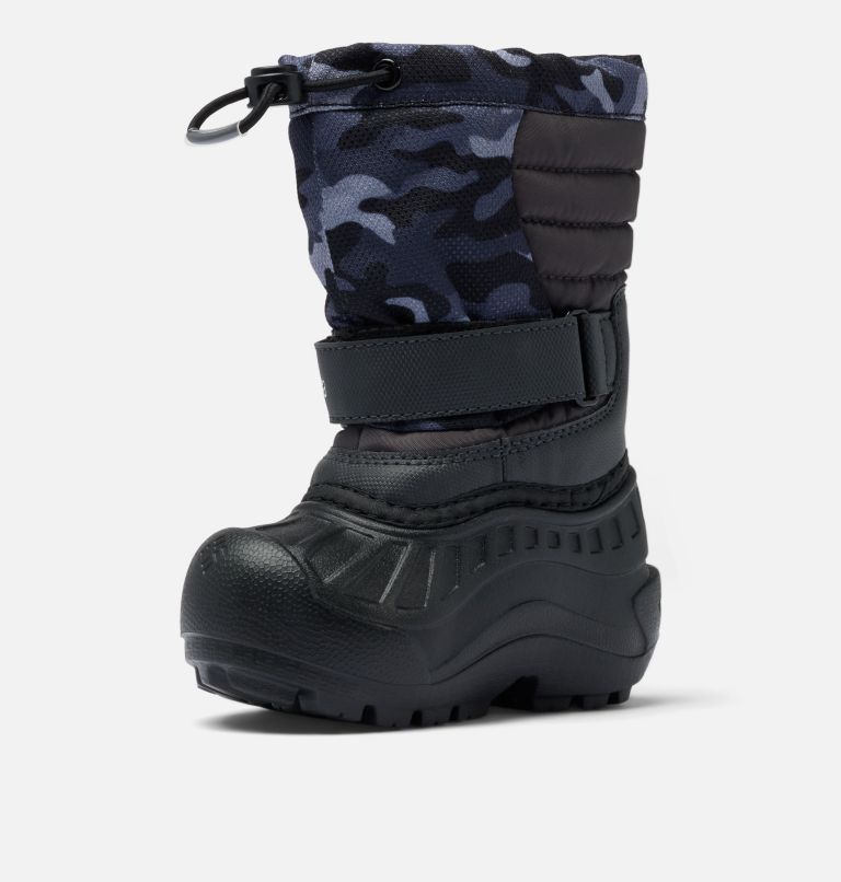 Toddler Powderbug Snowlite Boot, Color: Shark, Black Urban Camo, image 7