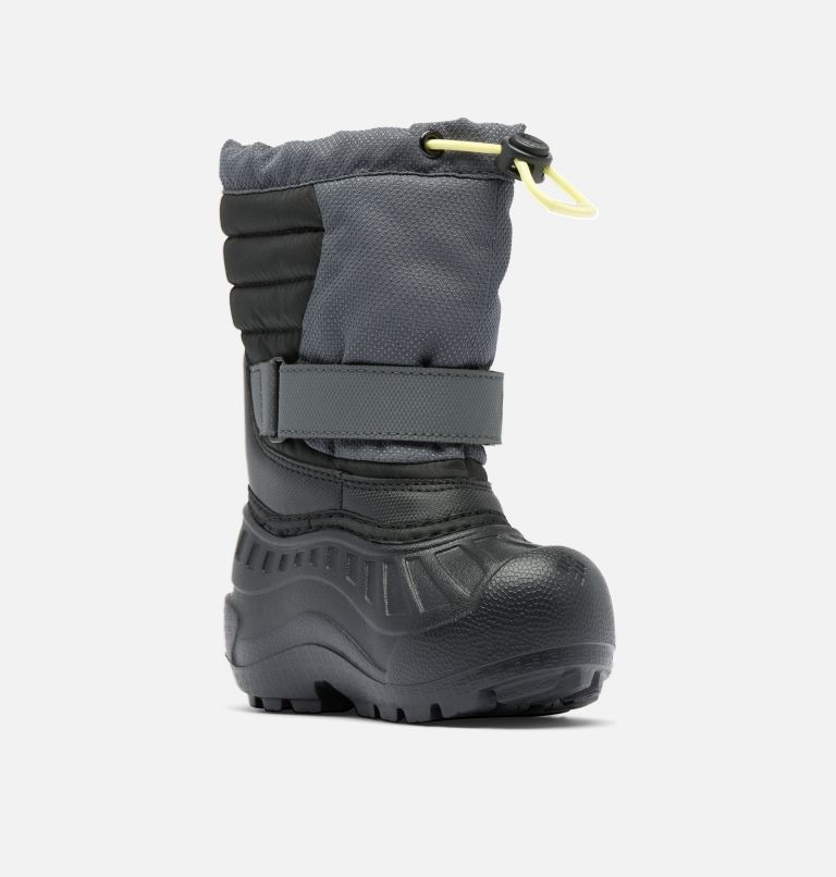 Toddler Powderbug Snowlite Boot, Color: Dark Grey, Black, image 7