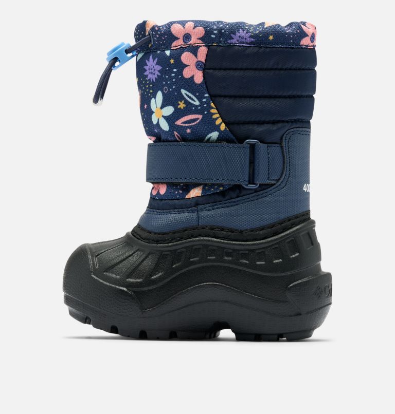 Toddler Powderbug Snowlite Boot, Color: Nocturnal, Wildflower Whimsy, image 6