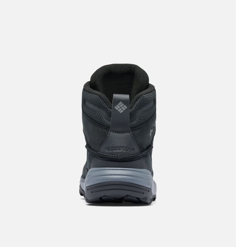 Zapatilla impermeable de media caña Portlander Omni-Heat para hombre, Color: Black, Ti Grey Steel, image 2