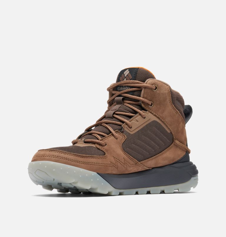 Zapatilla impermeable de media caña Portlander Omni-Heat para hombre, Color: Bark, Desert Sun, image 7