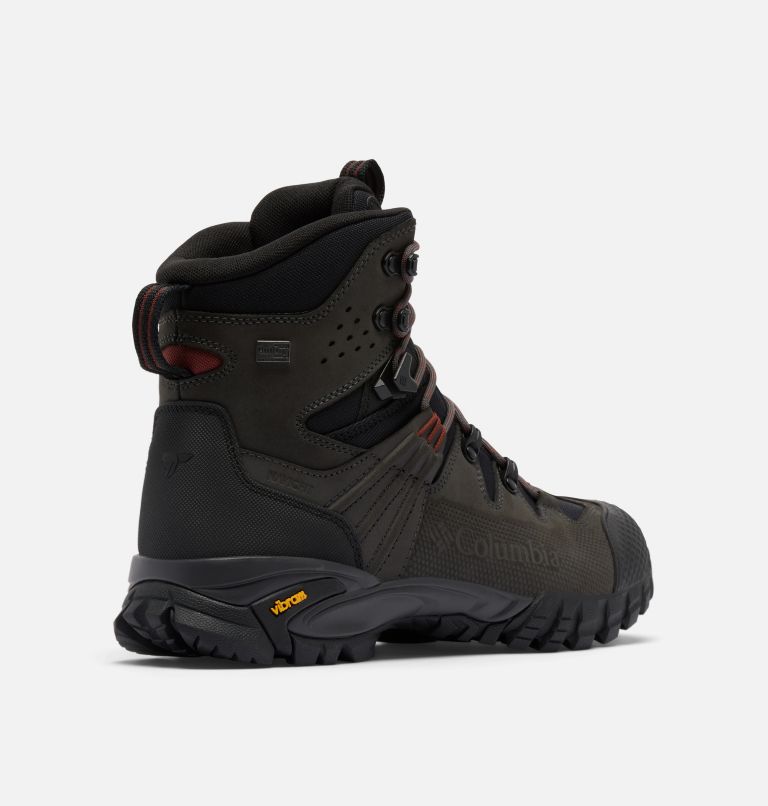 Botas de senderismo de piel Geoterra Trek OutDry para hombre, Color: Black, Spice, image 9