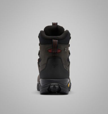 Botas de senderismo de piel GeoTerra OutDry para hombre, Color: Black, Spice, image 2