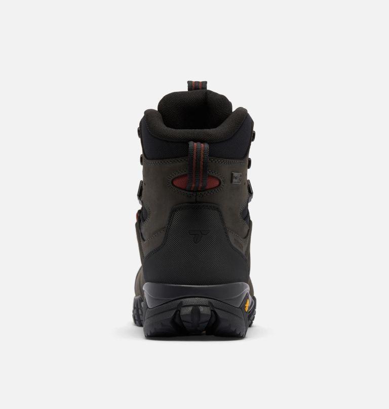 Botas de senderismo de piel Geoterra Trek OutDry para hombre, Color: Black, Spice, image 2