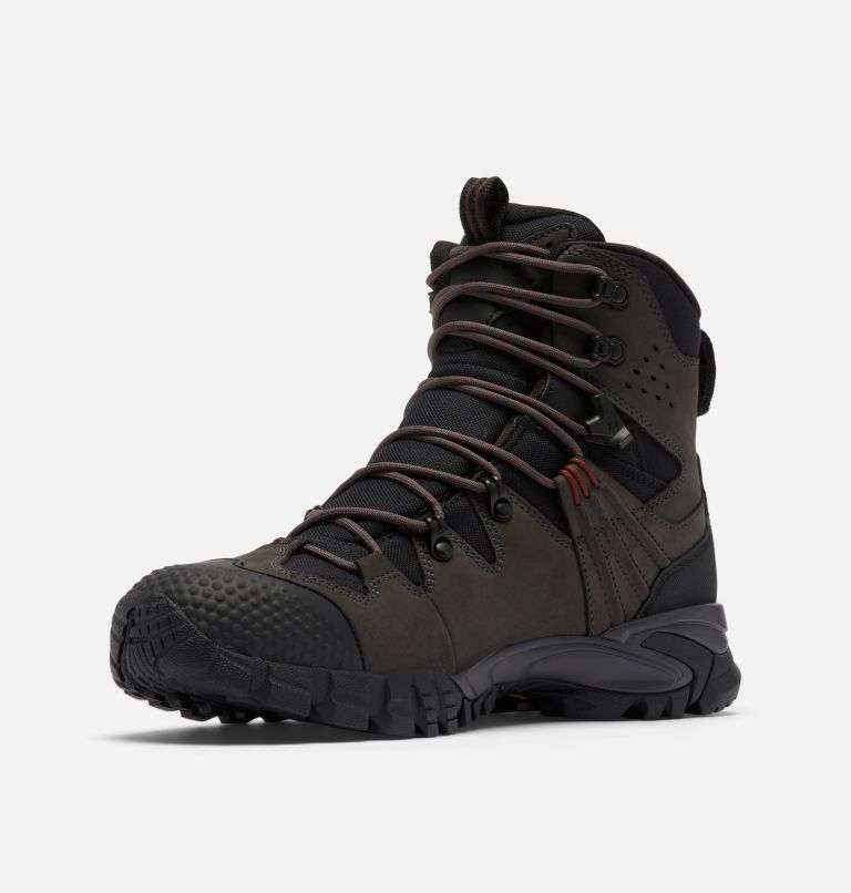 Botas de senderismo de piel Geoterra Trek OutDry para hombre, Color: Black, Spice, image 7