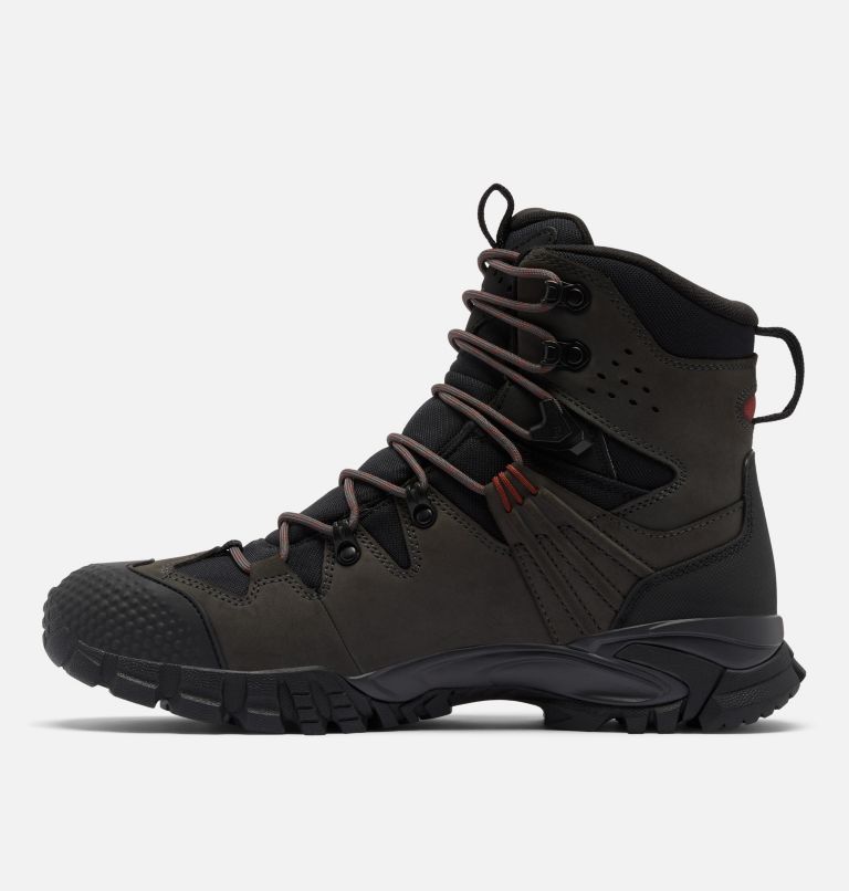 Botas de senderismo de piel Geoterra Trek OutDry para hombre, Color: Black, Spice, image 6