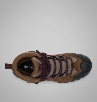 Women's GeoTerra OutDry Leather Hiking Boot, Color: Dark Brown, Moonvista, image 8