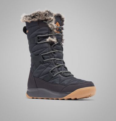 Women's Minx IV Waterproof Tall Snow Boot, Color: Black, Elk, image 3