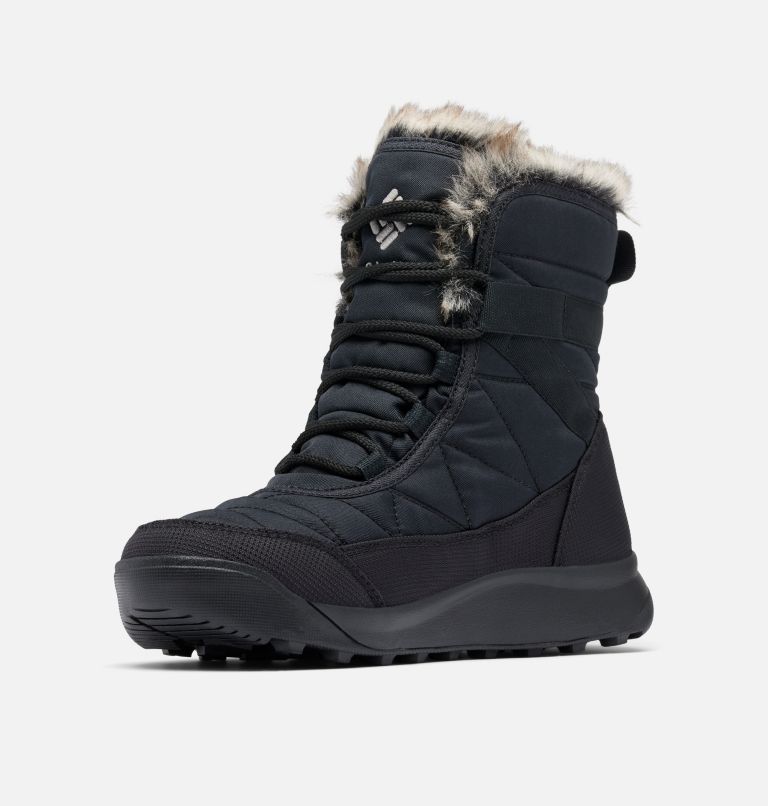 Women's Minx Shorty IV Waterproof Snow Boot, Color: Black, Titanium II, image 7