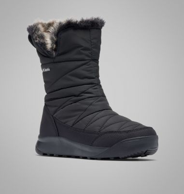 Women's Minx Slip V Snow Boot, Color: Black, Ti Titanium, image 3