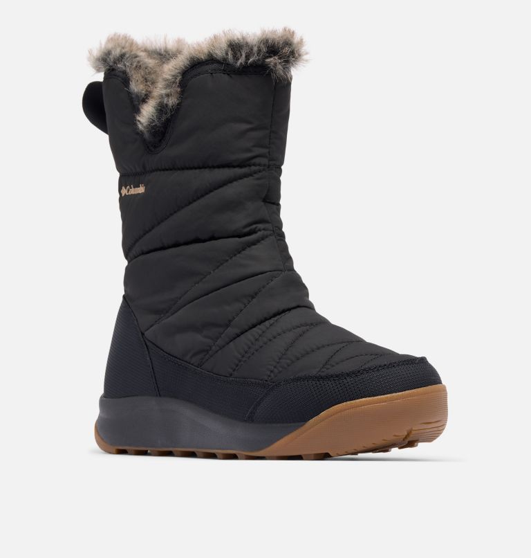 Women's Minx Slip V Boot, Color: Black, Elk, image 3
