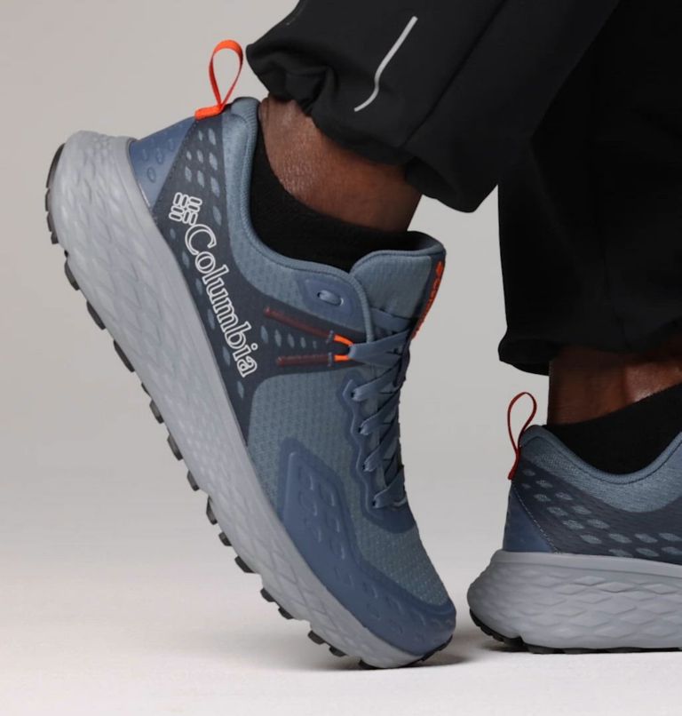 Men's Konos TRS Shoe, Color: Mountain, Tangy Orange