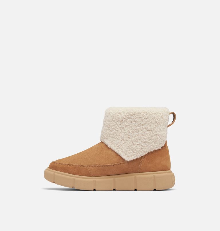 Women's SOREL EXPLORER III Cosy Slip-On Waterproof Boots, Color: Tawny Buff, Sea Salt, image 4